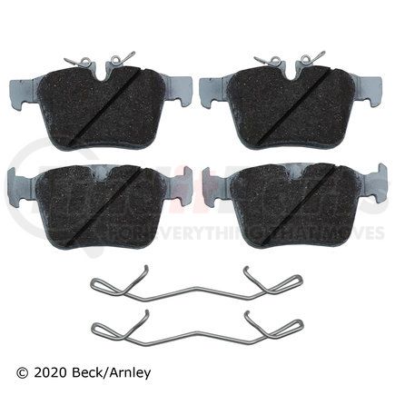 Beck Arnley 085-7100 PREMIUM APPLICATION SPECIFIC MATERIAL PADS WITH HARDWARE