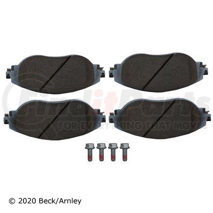 Beck Arnley 085-7102 PREMIUM APPLICATION SPECIFIC MATERIAL PADS WITH HARDWARE