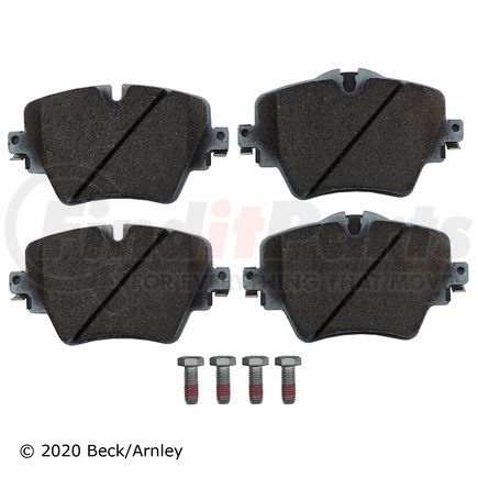 Beck Arnley 085-7106 PREMIUM APPLICATION SPECIFIC MATERIAL PADS WITH HARDWARE