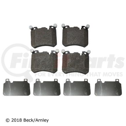 Beck Arnley 089-2008 PREMIUM BRAND BRAKE PADS