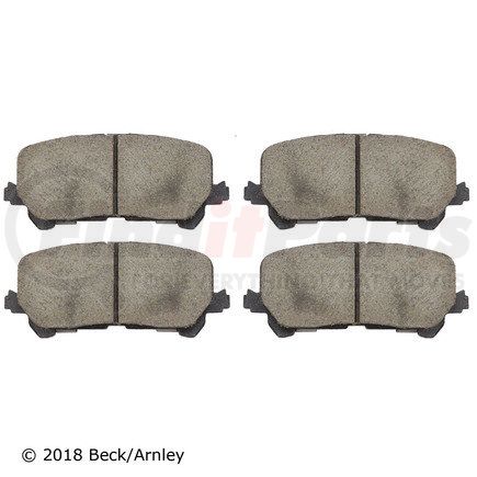 Beck Arnley 089-2006 PREMIUM BRAND BRAKE PADS