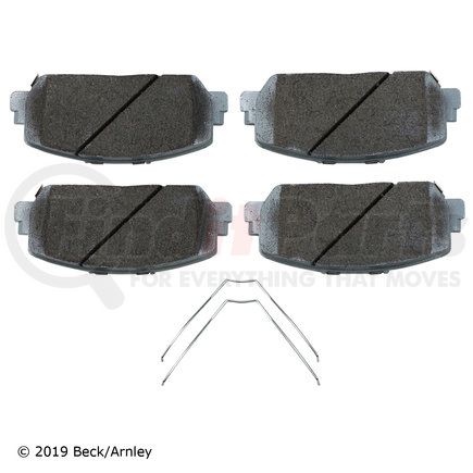 Beck Arnley 085-7063 PREMIUM ASM PADS W / HARDWARE