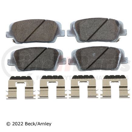 Beck Arnley 085-7055 PREMIUM ASM PADS W / HARDWARE