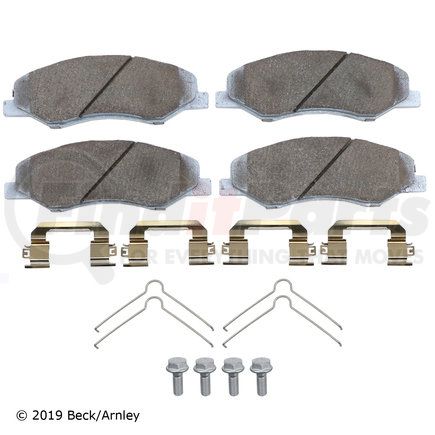 Beck Arnley 085-7091 PREMIUM ASM PADS W / HARDWARE