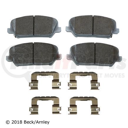 Beck Arnley 085-7074 PREMIUM ASM PADS W / HARDWARE