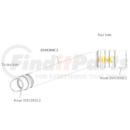 Navistar 3541593C2 INTERNATIONAL HOSE FLEXIBLE AIR