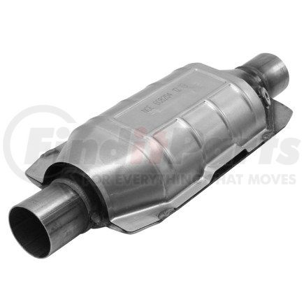 Ansa 608204 Federal / EPA Catalytic Converter - Universal OBDII - 2.00" ID Neck / 2.00" ID Neck; Oval; 5.9L / 6515; O2 Port: 1 - Pass. side