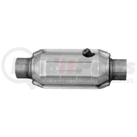 Ansa 608265 Federal / EPA Catalytic Converter - Universal OBDII Enhanced - 2.25" ID Neck / 2.25" ID Neck; Round; 5.9L / 6250; O2 Port: 1 - Driv. side