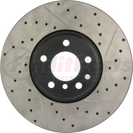 STOPTECH 127.34060L Sport Drilled & Slotted Brake Rotor, Front Left