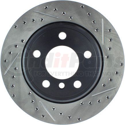 STOPTECH 127.34061L Sport Drilled & Slotted Brake Rotor, Rear Left