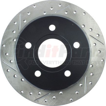 STOPTECH 127.67043R Sport Drilled & Slotted Brake Rotor, Rear Right