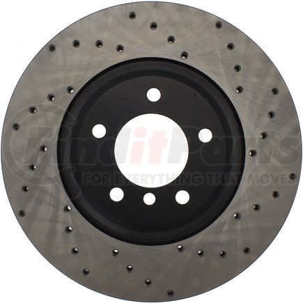 StopTech 128.34093L Sport Cross Drilled Brake Rotor, Front Left