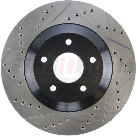 STOPTECH 127.62060R Sport Drilled & Slotted Brake Rotor, Front Right