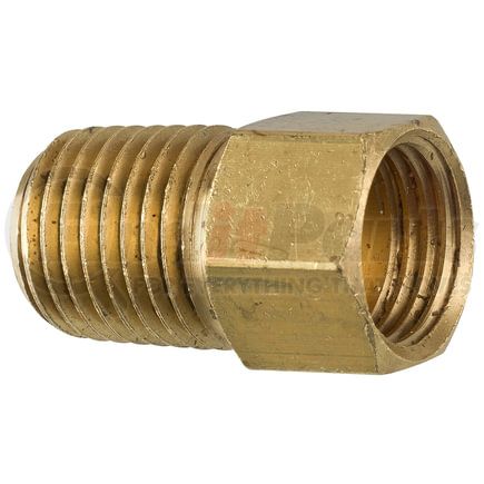 AGS Company BLF-69B Brass Connector, Female (1/2-20 Inverted), Male (1/4-18 NPT), 1/bag