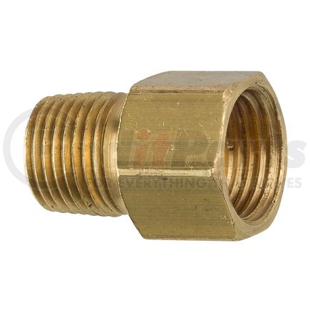 AGS Company BLF-67B Brass Connector, Female (7/16-24 Inverted), Male (1/8-27 NPT), 1/bag