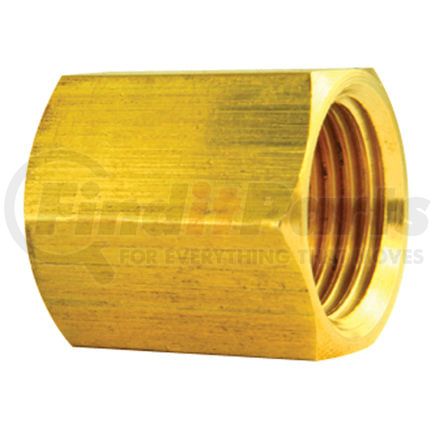 AGS Company BLU-6 Brass Brake Line Union, 3/8 (5/8-18 Inverted), 10/bag