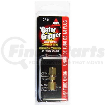 AGS Company CF-0 Brass compression union, 1/8, 1/card