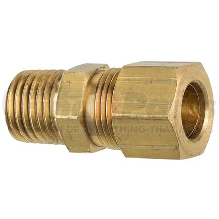 AGS Company CF-17B Brass Compression Connector, 3/8 Tube, Male (1/4-18 NPT), 1/bag