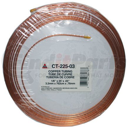 AGS Company CT-225-03 Coil, Copper, 1/8 x 25 x 03