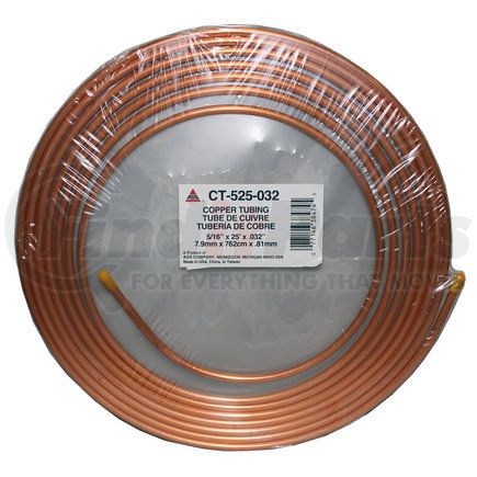 AGS Company CT-525-032 Coil, Copper, 5/16 x 25 x 032