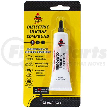 AGS Company DS-2 Dielectric Silicone Grease, Tube, .5 oz, Card, Hardware