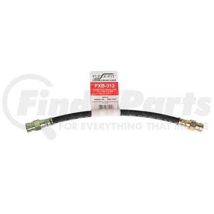 AGS Company FXB-312 British Flexible Brake Line 3/16 x 12