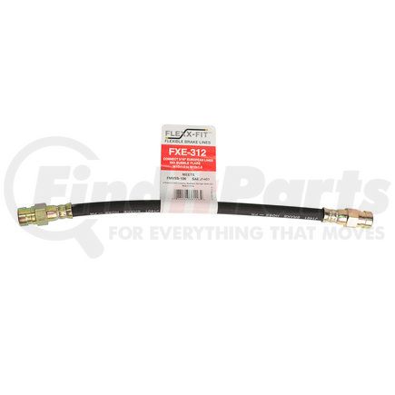 AGS Company FXE-312 European Flexible Brake Line 3/16 x 12