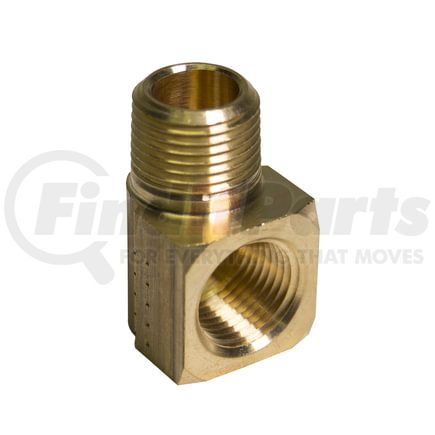 AGS Company PTF-48B Brass Street Elbow, Male (3/8-18 NPT), Female (3/8-18 NPT), 1/bag