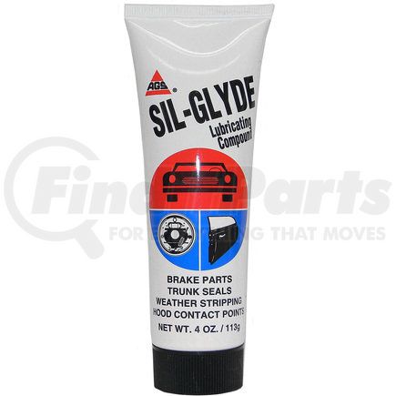 AGS COMPANY SG-4 - sil-glyde silicone lubricant, tube, 4 oz | sil-glyde silicone lubricant, tube, 4 oz | silicone grease