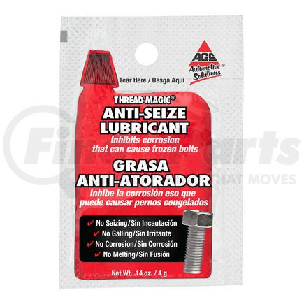 AGS Company TMP-1 Thread-Magic Anti-Seize Grease, Pouch, 4 g, 100