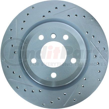 StopTech 227.34080R Select Sport Drilled and Slotted Brake Rotor, Rear Right