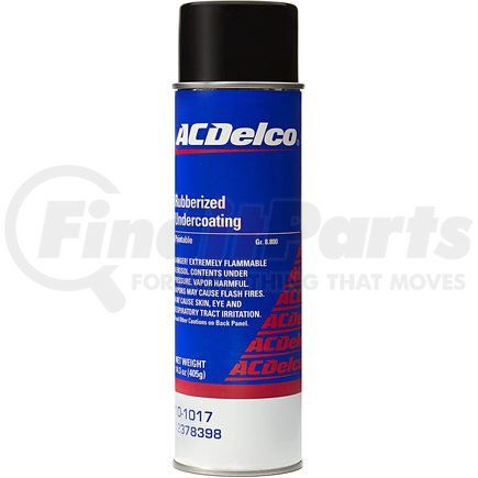 ACDelco 10-1017 Undercoating, Rubberized, Paintable, 14.3 Oz.