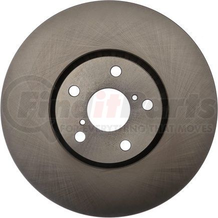 ACDelco 18A2589A Disc Brake Rotor, Front, LH, Silver-Non-Coated