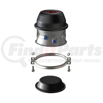 MGM Brakes 3230808X Air Brake Spring Brake - Piggyback Plus Kit, with Neoprene Diaphragm