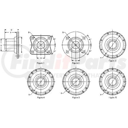 Dana 6-1-4671 COMPANION FLANGE