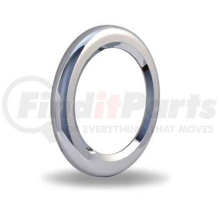 TRUX TBEZ-4CH4 Bezel, 4", Chrome, Plastic, Twist-On