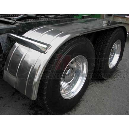 TRUX TFEN-F17 Fender, Full, 120" Ribbed, Rolled Edge (35"-54"-31"), 16 Ga.