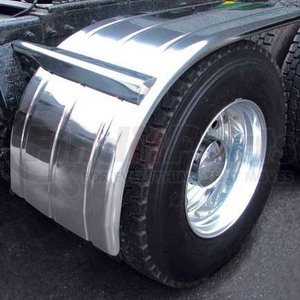 TRUX TFEN-H31 Fender, Half, 72" Ribbed, Rolled Edge (31"-41"), 16 Ga.