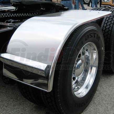 TRUX TFEN-H61 Fender, Half, 66" Smooth (35"-31"), 14 Ga.