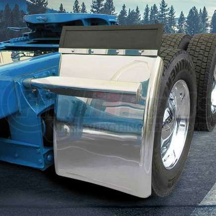 TRUX TFEN-Q14. Fender, Quarter, 31", Triangle Mounts, 16 Ga.