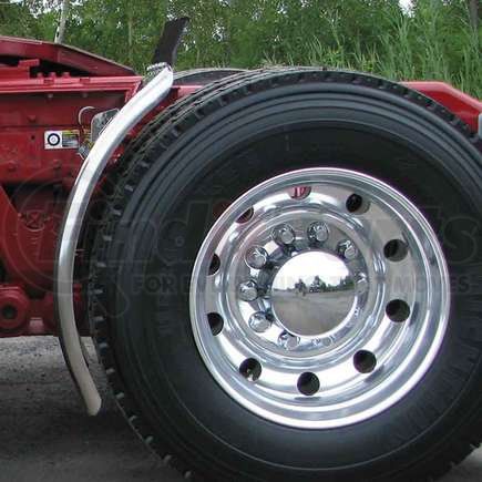 TRUX TFEN-Q12. Fender, Quarter, 38", Triangle Mounts, 14 Ga.