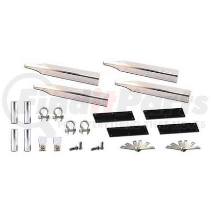 TRUX TFEN-SKITN Fender Mounting Kit, Single, Stainless Steel, No Thread Post