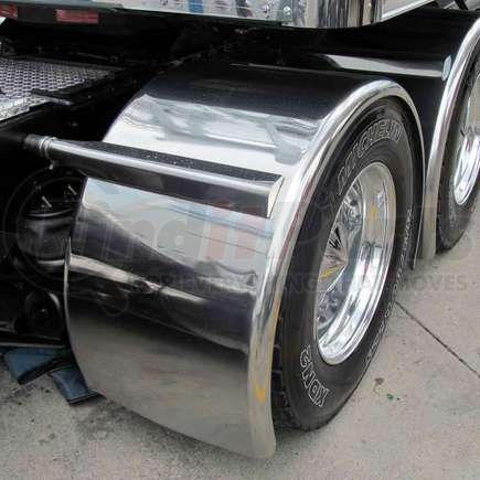 TRUX TFEN-SKITHD Fender Mounting Kit, Single, Stainless Steel, Heavy Duty Arm