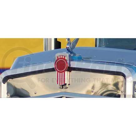 TRUX THOD-KW900L Hood Shield Bug Deflector, for 1989+ Kenworth W900L