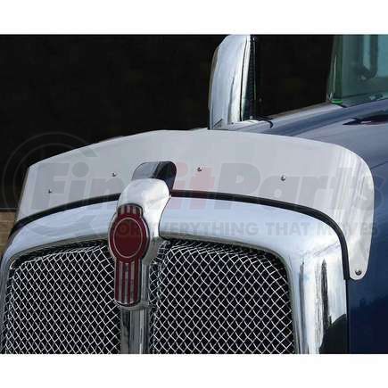 TRUX THOD-KWT660 Hood Shield Bug Deflector, for 2006+ Kenworth T660