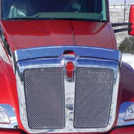 TRUX THOD-KWT680 Hood Shield Bug Deflector, for 2013+ Kenworth T680