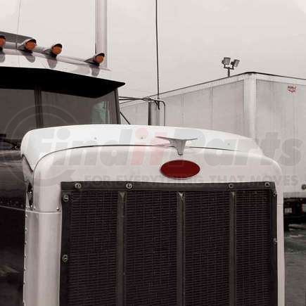 TRUX THOD-PET3K Bug Deflector, Hood Shield, Short Hood, for Peterbilt 378/379