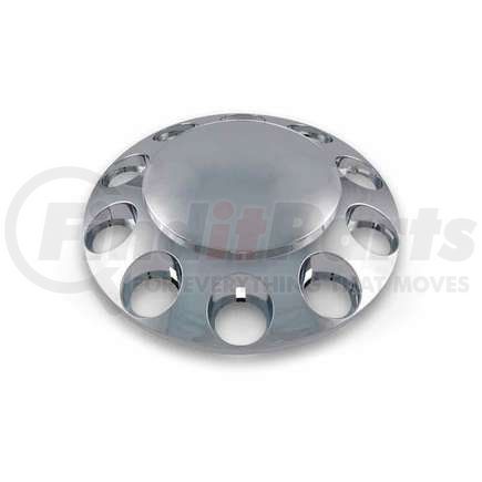 TRUX THUB-FRPN Wheel Accessories - Hub Cover, Front, Chrome, Plastic, with Holes, for Nut Cover