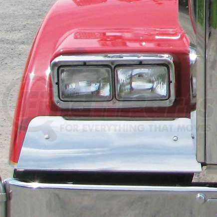 TRUX TK-1204 Fender Guard, Curved Glass, for Kenworth W900B