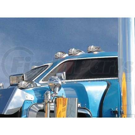 TRUX TK-1436 Sleeper Forward Facing Window Trim, Upper, for Kenworth T660/W900B/W900L